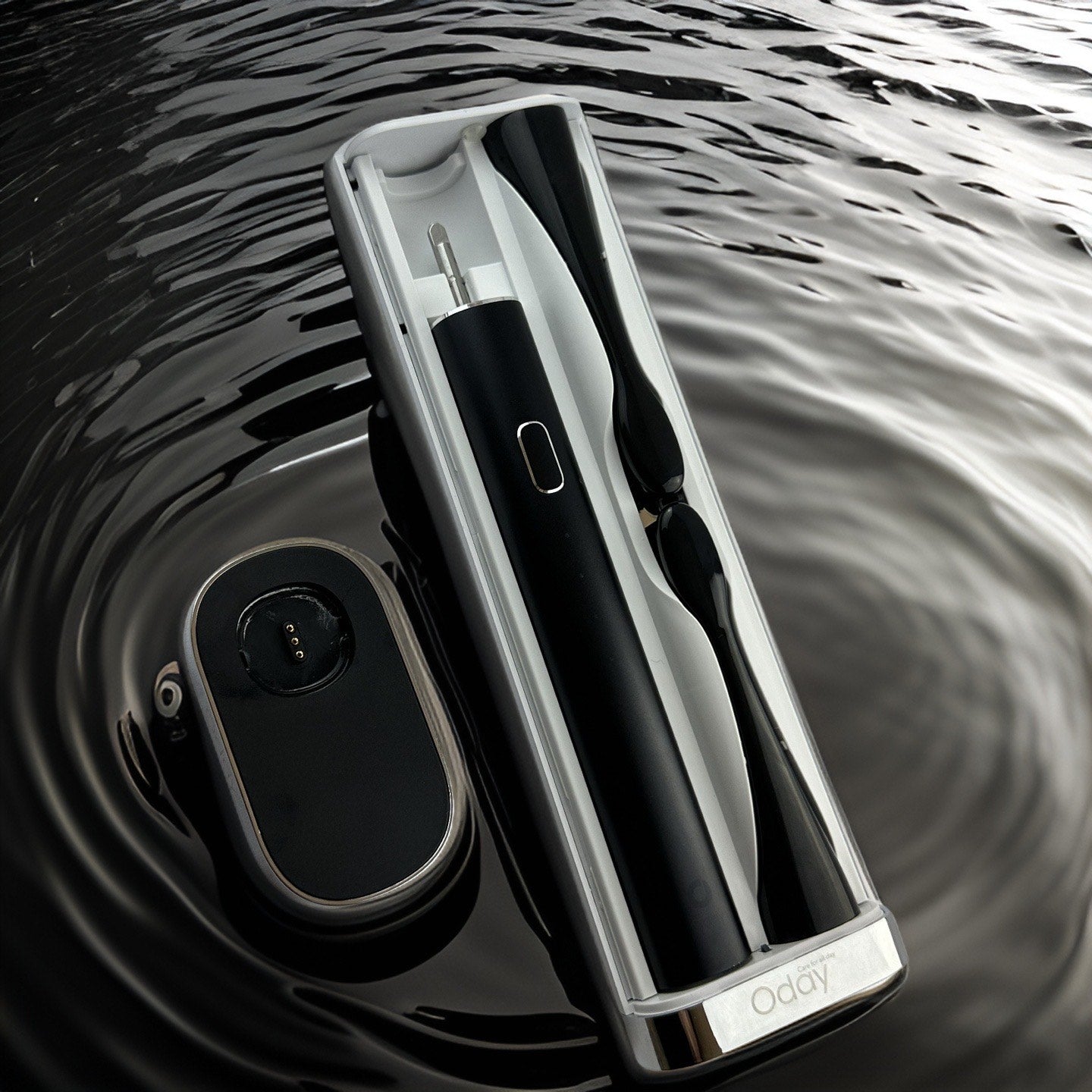 Vantablack Sonic Electric Toothbrush With UV Case - Oday by HARUN